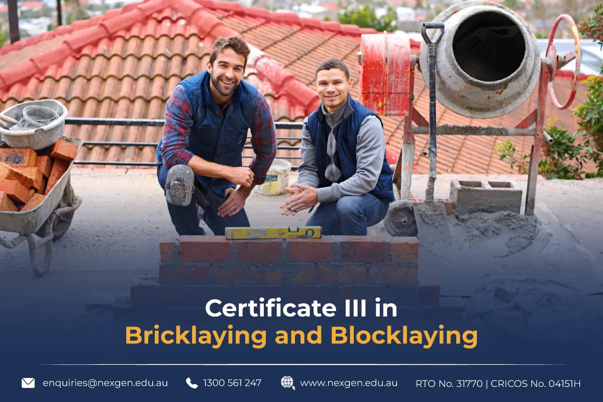 Certificate III in Bricklaying and Blocklaying